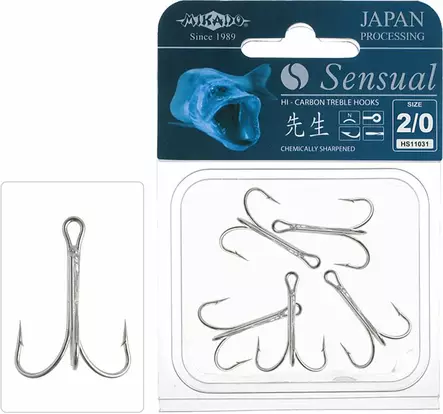 Mikado Sensual Treble Hook Sea - Krokar - 5900637615354 - 1