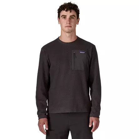 Patagonia Mens R1 Air Crew Black - Fleecetröjor - 198077391654 - 2