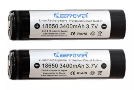 Ultracom Battery 18650 Sanyo 2pcs - Ultracom-hundspårare - 6970906550234 - 1