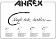 Ahrex HR431 Tube Single Barbless - Hullinglösa - 655043958544 - 2