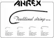 Ahrex NS156 Traditional Shrimp - Saltvattenkrokar - 655043954874 - 3