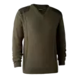 Deerhunter Harrington V-Neck Knit Cypress - Jägartröjor - 5702827160084 - 1