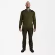 Deerhunter Harrington V-Neck Knit Cypress - Jägartröjor - 5702827160084 - 4