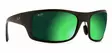 Maui Jim Haleakala - Matte Black Frame with Green Mirror Lens - Plastlinser - MM419-044 - 1