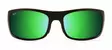 Maui Jim Haleakala - Matte Black Frame with Green Mirror Lens - Plastlinser - MM419-044 - 2