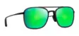 Maui Jim Keokea - Translucent Grey Frame with Green Mirror Lens - Plastlinser - 603429065874 - 1