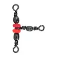 Mikado Barrel Swivel Triple with Beads - Lekande & snabbkopplingar - 5900637148234 - 2