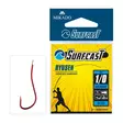 Mikado Surfcast Ryusen #8 Red - Circle- & J-krokar - 5900637722854 - 2