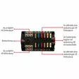 Oceanflex fuse box 6× ATO/ATC, 6× negative terminal - Batteri och elektriska tillbehör - 7332467287414 - 2