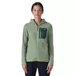 Patagonia Womens R1 Air Full-Zip Hoody Ellwood Green - Fleecetröjor - 198077137894 - 2