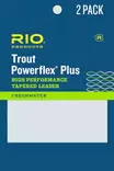 Rio Powerflex Plus 2-Pack 12' - Taperade Nylon -tafsar - 730884544184 - 2