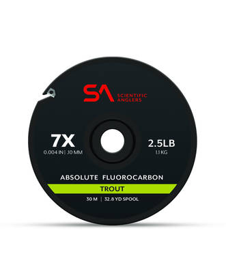 Scientific Anglers Absolute Fluorocarbon Trout Tippet - Fluorocarbon tafsmaterial - 840309135474 - 1