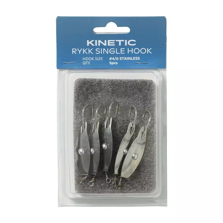 Kinetic Rykk Single Hook #4/0 - Circle- & J-krokar - 5707461328074 - 1