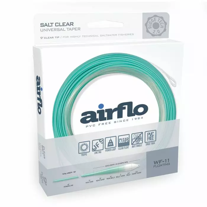 Airflo Superflo Ridge 2.0 Flats Clear Tip - Flytlinor - 614910142264 - 1