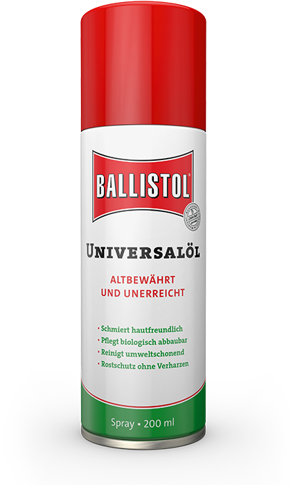 Ballistol Universal Oil Spray 200ml - Vapenoljor och -fetter - 4017777217254 - 1