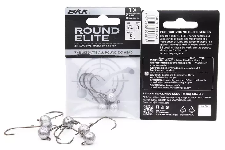 BKK Round Elite-Classic 10g 3pcs - Jiggskallar - 6974190008754 - 1