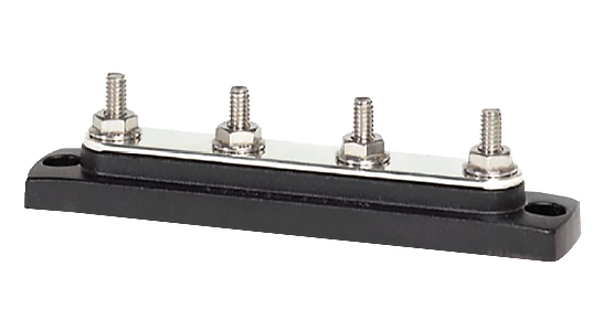 Blue Sea Systems BusBar 4x1 4in-20 Stud Common Bus - Batteri och elektriska tillbehör - 632085023034 - 1
