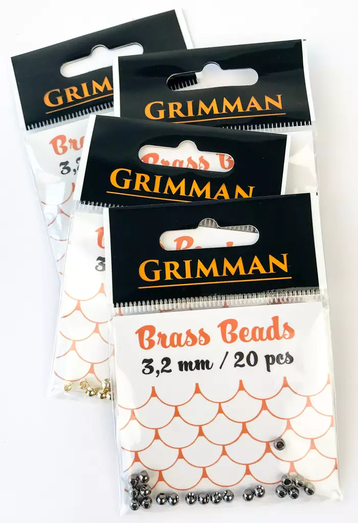 Grimman Brass Beads 3.2mm - Mässingskulor - 11808024 - 1
