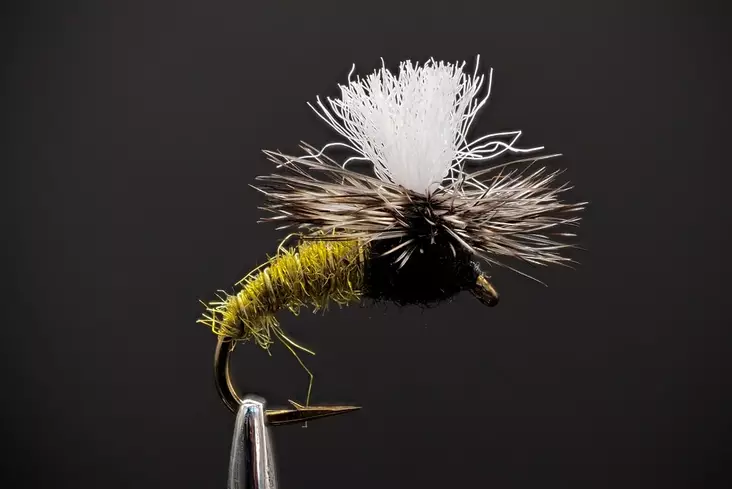 Klinkhamer Olive Salmon Dry Fly - Övriga laxflugor - 8859202531124 - 1