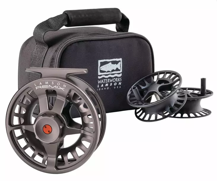 Lamson Remix HD Smoke 3-Pack - Waterworks Lamson -flugrullar - 708332008274 - 1