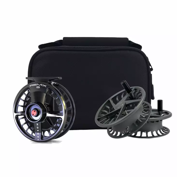 Lamson Remix S-Series Smoke 3-Pack - Waterworks Lamson -flugrullar - 708332006324 - 1