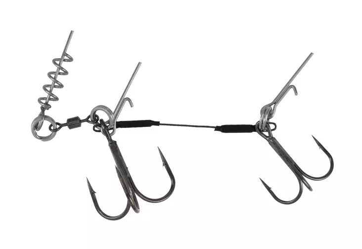 Mikado Jaws Titanium Stinger Double - Shallow rigger oc tillbehör - 5900637141624 - 1