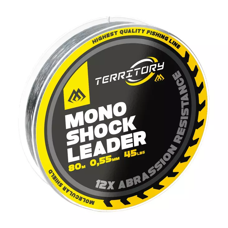Mikado Territory Shock Leader 45lb 0,55mm 80m Green - Monofila shock leaders - 5900637811374 - 1