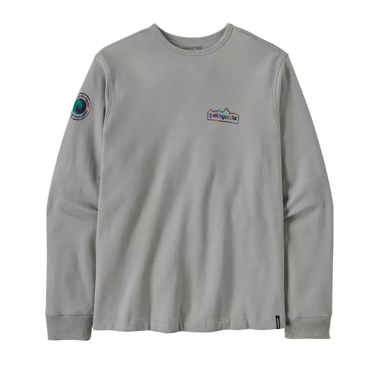 Patagonia M's LW Unity Fitz Wildrise Crew Salt Grey - Huvtröjor - 196924144194 - 1