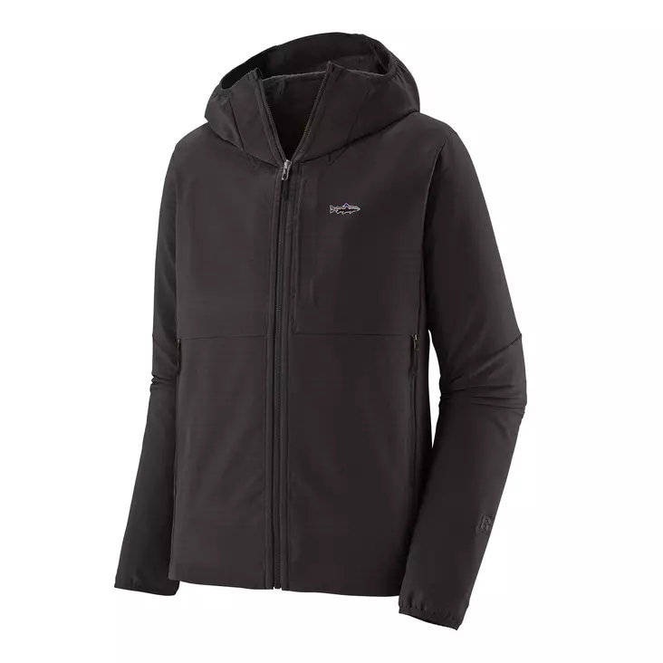 Patagonia Ms R1 TechFace Fitz Roy M BLK - Fleecetröjor - 198077860334 - 1