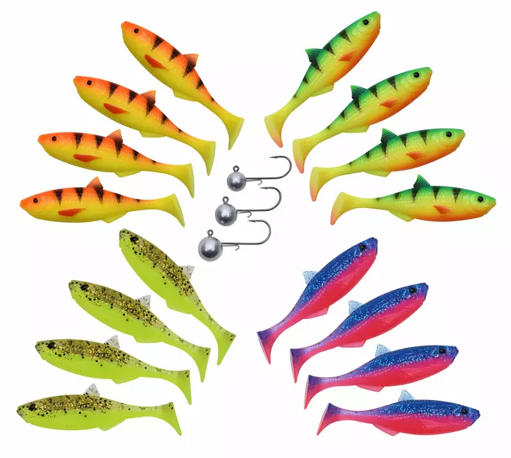 Patriot Baitfish 6cm Dark Water Mix - Lappfiskarjiggar - 6417512539364 - 1