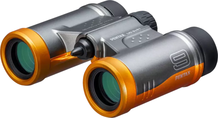 Pentax Binoculars UD 9x21 Gray Orange - Traditionella kikare - 4549212301834 - 1