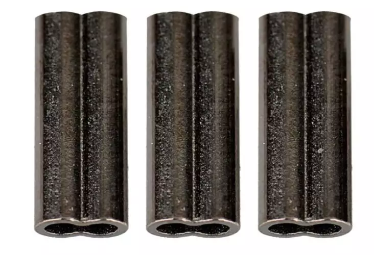 Savage Gear Double Wire Crimp 50pcs 1,0mm - Shallow rigger oc tillbehör - 5706301549044 - 1