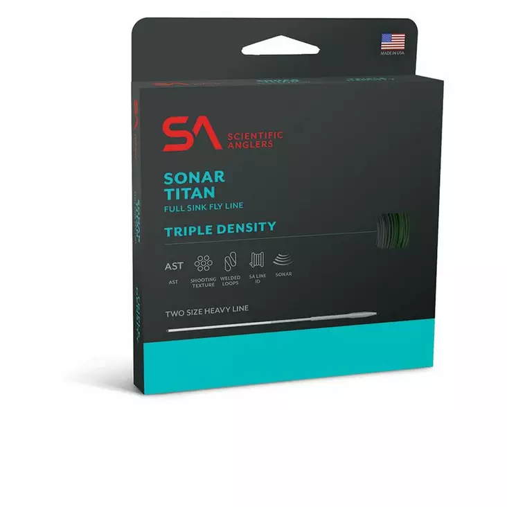 Scientific Anglers Sonar Titan Triple Density I/S2/S3 - Sjunklinor - 840309136044 - 2