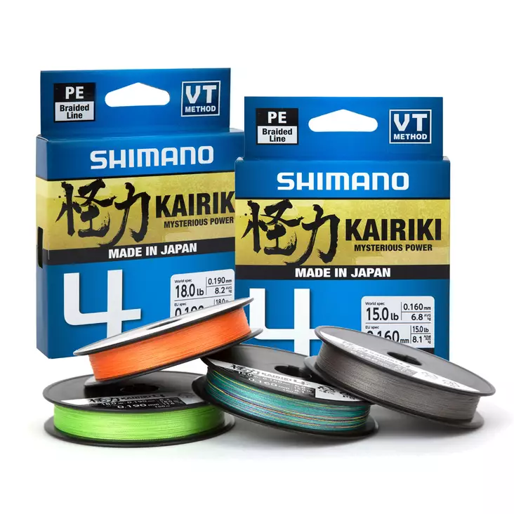 Shimano Kairiki 4 Orange - Flätlinor - 022255250764 - 1