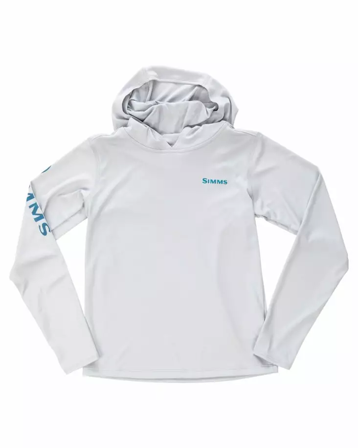 Simms Kid's Solar Tech Hoody Sterling - Huvtröjor - 694264538234 - 2