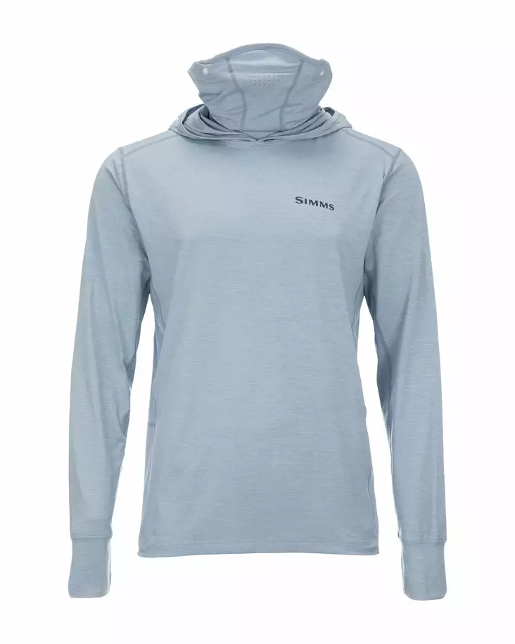 Simms Solarflex Guide Cooling Hoody Steel Blue - Skjortor - 694264569764 - 1