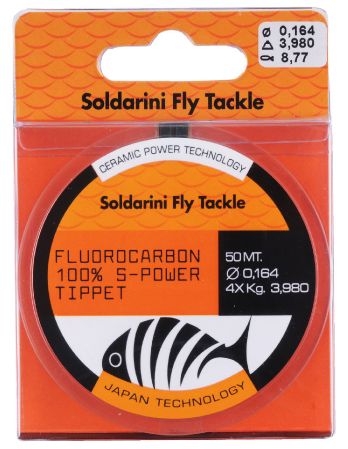 Soldarini Fluorocarbon 100% S-Power - Fluorocarbon tafsmaterial - 8059016751224 - 10