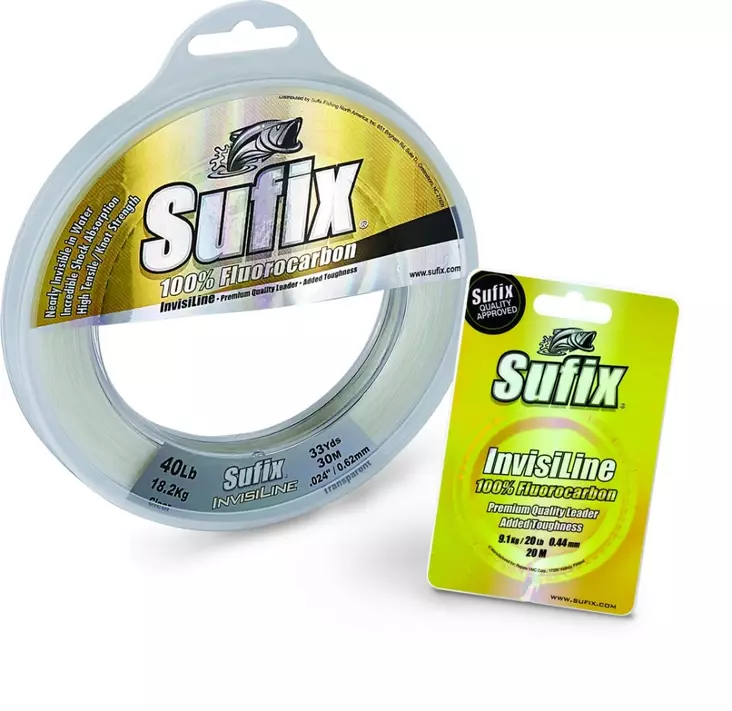 Sufix Invisiline 100% Fluorocarbon - Fluorocarbon tafsmaterial - 024777381834 - 1