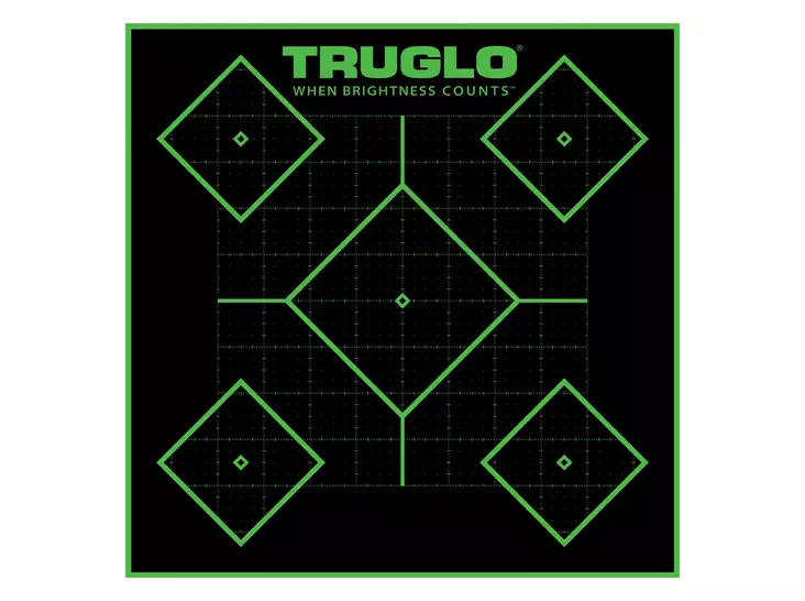 TruGlo Target 5-Diamond 12x12 (6 pcs) - Tavlor - 788130019054 - 1