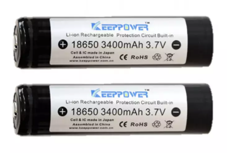 Ultracom Battery 18650 Sanyo 2pcs - Ultracom-hundspårare - 6970906550234 - 1