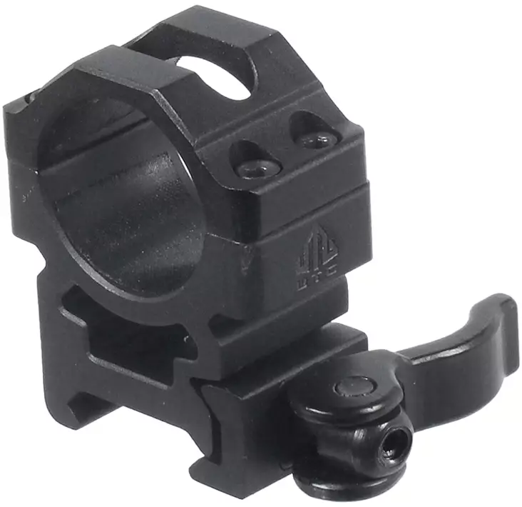 UTG 1" Picatinny Scope Rings QD Lever Lock - Fulländade ben - 4712274527294 - 1