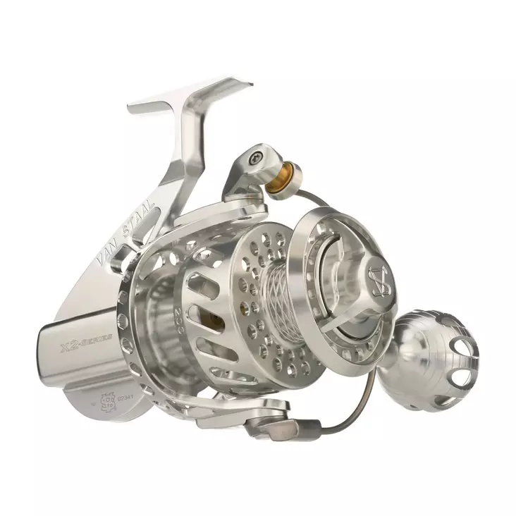 Van Staal VSX2 Bailed Spin 200 Silver - Tunga GT- & tonfiskhaspelrullar - 854692002244 - 1