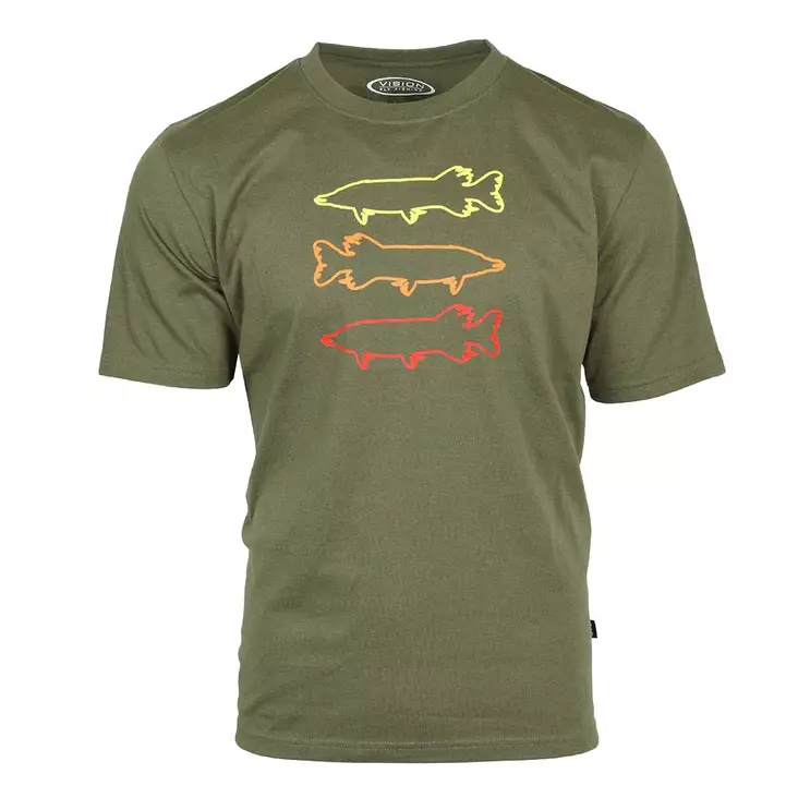Vision Pike T-Shirt Olive - T-shirts herr - 6417512850544 - 1