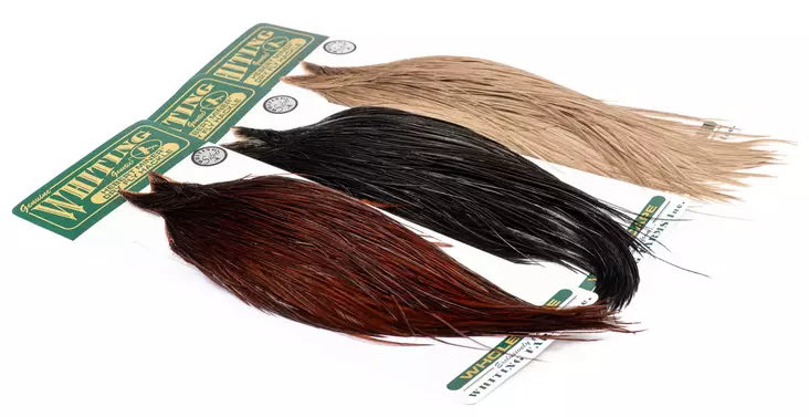 Whiting Hebert Miner Dry Fly Cape Silver Grade - Torrflugnacker och -saddlar - 40350100044 - 1