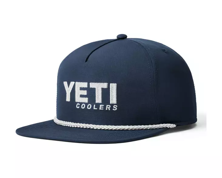 Yeti Flat Brim Rope Hat Navy - Kepsar - 888830270844 - 1