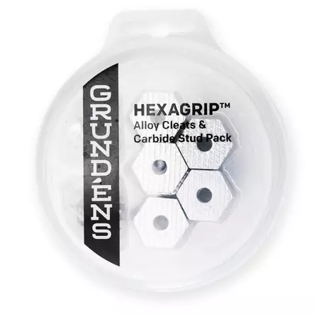 Grundens HEXAGRIP Cleat & Stud Puck Pack Silver - Dubbar - 0840316311595 - 1
