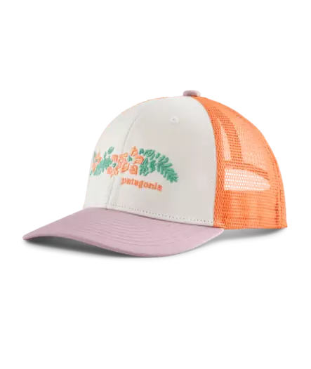 Patagonia Kids Trucker Hat Friend Lei White - Truckers - 198077554905 - 1