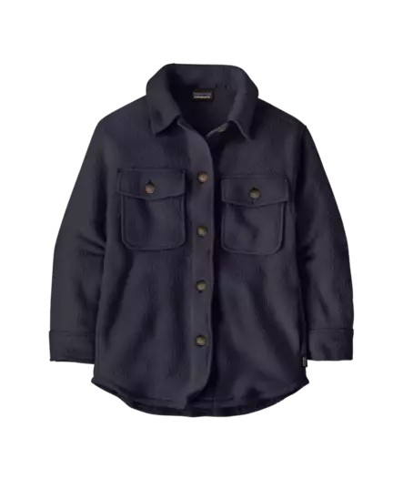 Patagonia W´s Retro Pile Shacket Sunken Blue - Fleecetröjor - 198077478645 - 1