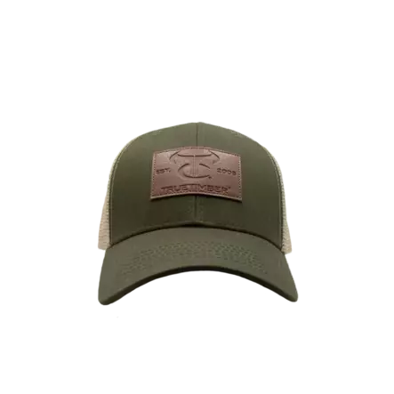 TrueTimber Leather Patch Cap Olive - Jägarens huvudbonader - 840194778855 - 2