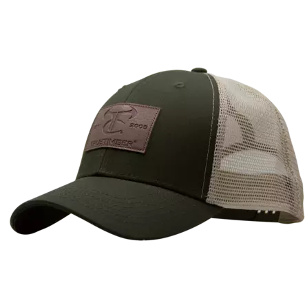 TrueTimber Leather Patch Cap Olive - Jägarens huvudbonader - 840194778855 - 1
